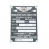 Decal for 1/24 WWII Metallic Placards & Dataplates