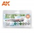 Acrylic Paint 3rd Gen set for Aircraft - Soviet Aircraft Colours 1950s-1970s (8x 17ml)