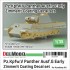 1/35 WWII Panther G Zimmerit Decal set for Academy kit