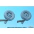 1/35 British Land Rover 109 LWB Wheel set for italeri kits