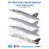 1/72 Movie Collection No.5 - F/A-18E/F Super Hornet Decal set for Academy/Hasegawa kits