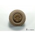 1/35 Modern U.S. M1070 Truck Tractor Sagged Wheels for Hobbyboss Kit