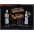 1/35 Bakers: 2 Figures, Wooden Crates w/Bakery Products