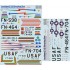 Decals for 1/72 F-80 Commanding Office Mounts: US & Europe Pt 1 The Complete set 1.5 leaf