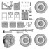1/16 WWII Greman R75 with Sidecar Upgrade Parts Set for Freedom Model kits