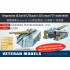 1/200 Kriegsamrine 10.5cm Sk C/33 Guns in C/31 Mount D Model Shield