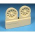 1/32 P-51 Mustang Block Tread Main Wheels for Revell kits