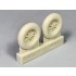 1/48 F4U Corsair Diamond Tread Mainwheels for Tamiya kits