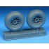 1/48 P-51 Mustang Block Tread Mainwheels