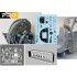 1/24 Spitfire Mk VIII Cockpit Instrument Panel and Ancillaries Upgrade set for Airfix kit