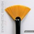 Synthetic Brush - Fan Shape (for models and miniatures)