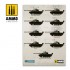 Decals for 1/72 T-54B Medium Tank