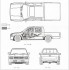 1/24 Toyota Hilux W-CAB Graphics Pickup Truck Double Cab