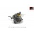 1/72 WWII US M45 Quadmount 4x 12.7mm M2Hb Turret on M20 Trailer