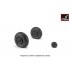 1/72 Iljushin IL-2 Bark (Early) Wheels w/Weighted Tyres