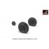 1/72 Iljushin IL-2 Bark (Late) Wheels w/Weighted Tyres