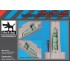 1/48 Dassault Mirage F1 Wheel Bays for KittyHawk kits