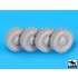 1/35 Dingo Scout Car Wheels Set