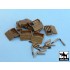 1/48 German Panzer IV Ammo Boxes (10 boxes + ammo)