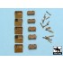 1/48 German Panzer IV Ammo Boxes (10 boxes + ammo)