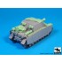 1/72 SdKfz.166 Sturmpanzer IV Brummbar Acc. Set for Italeri kits