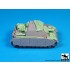 1/72 SdKfz.166 Sturmpanzer IV Brummbar Acc. Set for Italeri kits