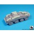 1/72 SdKfz 234/18 Accessories set for Hasegawa kits