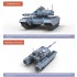 1/35 Grizzly Battle Tank with Lighting System of Hull and Workable Tracks