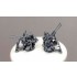 1/350 IJN Type96 25mm Twin AA Gun LPR Sight Late Type with Shield (10pcs)