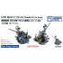 1/700 USN 3"/50 Mk33 AA Guns and SPG-34 Radar (4pcs)