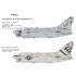 Decals for 1/48 LTV A-7E Corsair II VA-46 & VA-22 Fighting Red Cocks 1982 