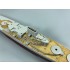 1/700 USS Missouri Battleship 1991 Wooden Deck w/Metal Chain for Trumpeter kits #05705