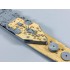 1/700 HMS Hood Battlecruiser Wooden Deck w/Metal Chain for Tamiya kits #31806 