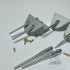 1/144 Beiyang Fleet Zhiyuan Metal Gun Barrels and Shells for Bronco #KB14001  