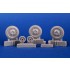 1/35 V3000S/SSM Maultier Wheels for ICM kits