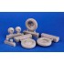 1/35 V3000S/SSM Maultier Wheels for ICM kits