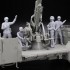 1/35 WWII German 8.8cm Flak Crew (4 figures) and Grenades (2pcs)