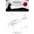 1/48 Mitsubishi A6M3 m.32 National Insignias Masking for Eduard kits