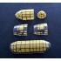 1/48 Ki-21 Ia Sally Heavy Bomber Masks for ICM kits