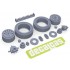 1/24 Lancia Delta S4 Rims and Gravel Tyres for Beemax/Nunu kits