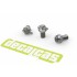 Castle Nut with Split Pin 2.0mm, 2.25mm, 2.5mm, 3.0mm, 3.5mm