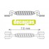 1/12 Long Springs for Exhausts - Type 1 (20pcs)