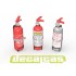 1/24 Hand Fire Extinguisher - Type 01 (4pcs)