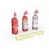 1/24 Hand Fire Extinguisher - Type 01 (4pcs)