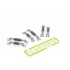 1/9 Long and Short Springs for Exhausts with Rubber (10 + 10 pcs)