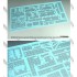 1/35 WWII Stug III Ausf. G Waffle Pattern Zimmerit Decal set #1 for Tamiya/Takom/Rye Field