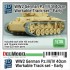 1/35 WWII Pz.III/IV 40cm Workable Track set Early Type for Pz.III/IV kit