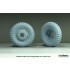 1/16 US M8 Greyhound Sagged Wheel set for Andy's Hobby Headquarters