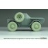 1/35 WWII British Dingo Scout Car Sagged Wheel set with Spare Wheel for MiniArt kits