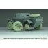 1/35 WWII British Dingo Scout Car Sagged Wheel set with Spare Wheel for MiniArt kits